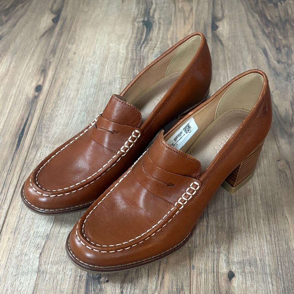 Women's Seaport Penny Heel Leather Loafers